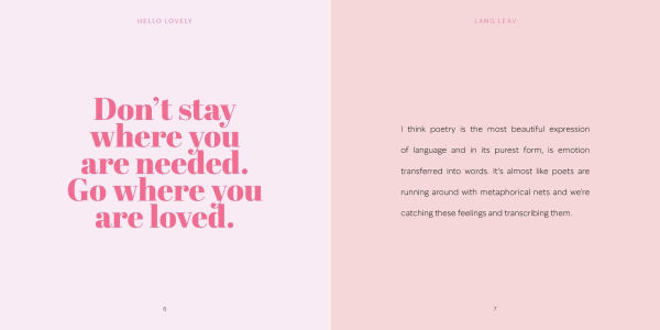 Hello Lovely!: Inspirational Quotes & Poems on Life, Love & Empowerment