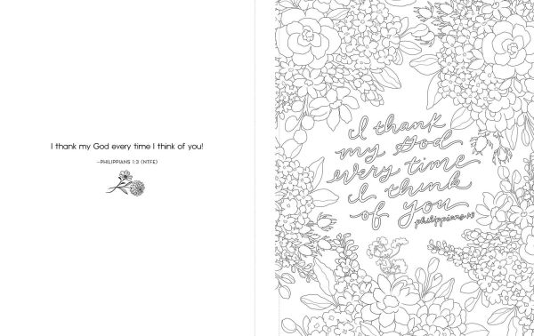 Scriptures and Florals: Life In Full Bloom: Coloring Book