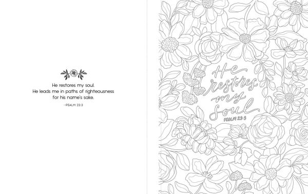 Scriptures and Florals: Life In Full Bloom: Coloring Book