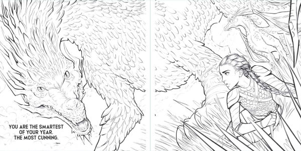 Fourth Wing: The Official Coloring Book