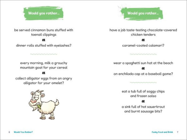 Would You Rather?: A Book of Gross and Silly Questions for Kids