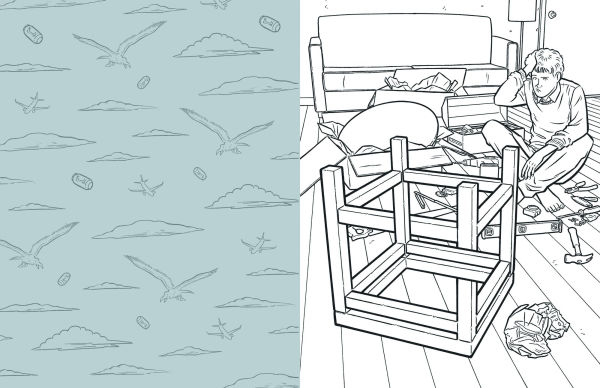 The Manly Art of Coloring: 35 Spectacular Scenes of Masculine Hubris