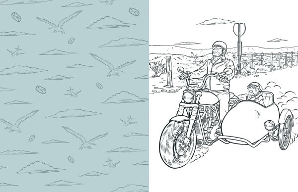 The Manly Art of Coloring: 35 Spectacular Scenes of Masculine Hubris