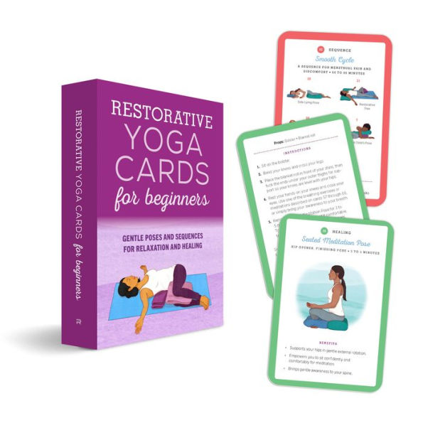 Restorative Yoga Cards for Beginners: Gentle Poses for Relaxation and Healing