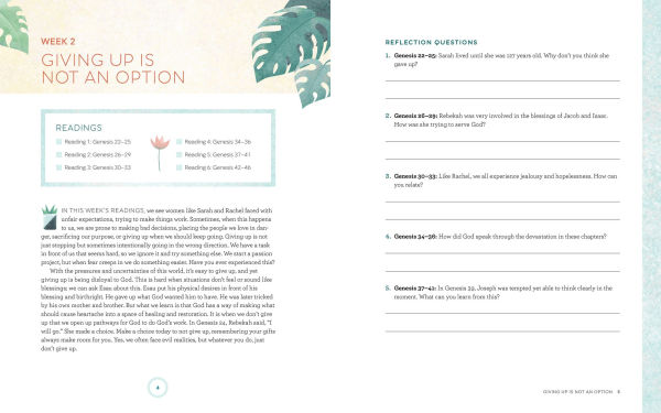 The Bible 52 Weeks Workbook: A Yearlong Study for Women