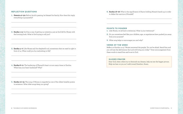 The Bible 52 Weeks Workbook: A Yearlong Study for Women