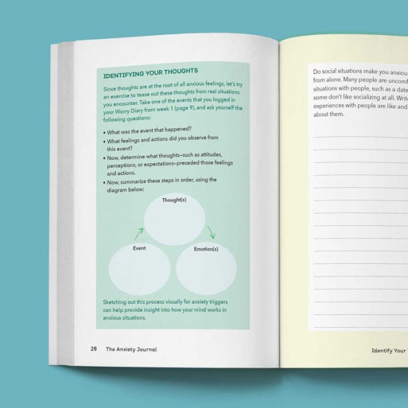 The Anxiety Journal: 7 Weeks of Prompts and Exercises to Overcome Anxiety