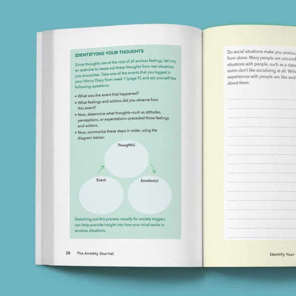 The Anxiety Journal: 7 Weeks of Prompts and Exercises to Overcome Anxiety