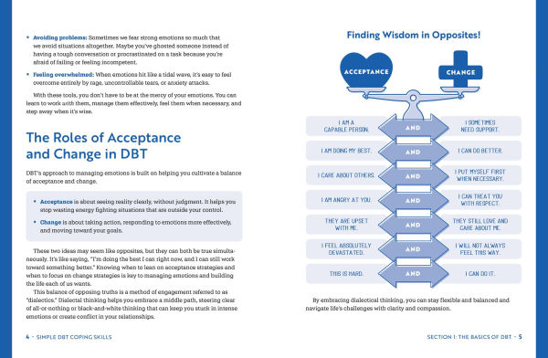 Simple DBT Coping Skills: 75 Ways to Live Mindfully, Regulate Emotions, Manage Distress, and Improve Relationships