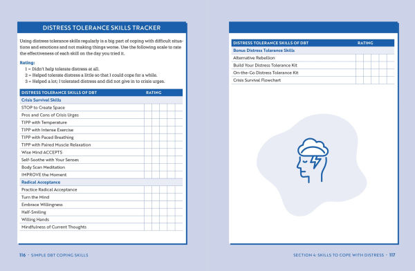 Simple DBT Coping Skills: 75 Ways to Live Mindfully, Regulate Emotions, Manage Distress, and Improve Relationships