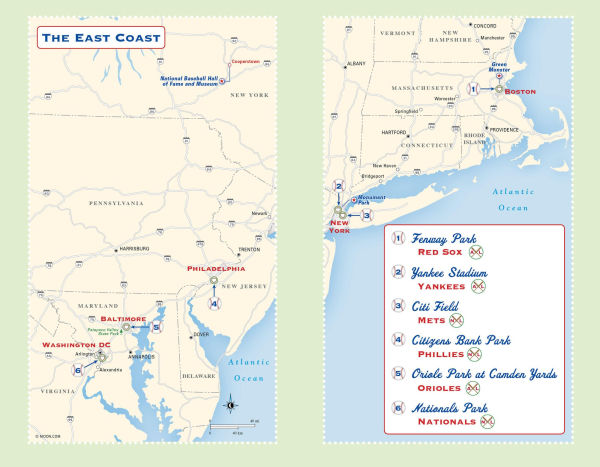 Moon Baseball Road Trips: the Complete Guide to All Ballparks, with Beer, Bites, and Sights Nearby