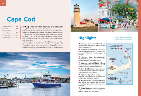 Moon Cape Cod, Martha's Vineyard & Nantucket: Best Beaches, Coastal Towns, Clambakes Lobster