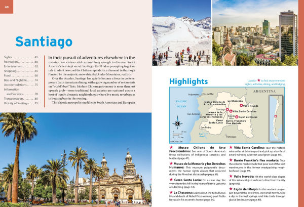 Moon Chile: With Patagonia & Rapa Nui (Easter Island): Volcanoes Glaciers, Vineyards Beaches, Wildlife-Watching