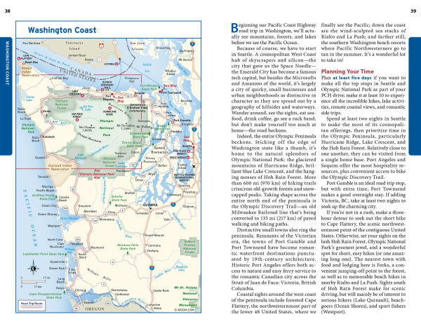 Moon Pacific Coast Highway Road Trip: California, Oregon & Washington