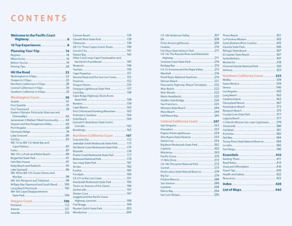 Moon Pacific Coast Highway Road Trip: California, Oregon & Washington