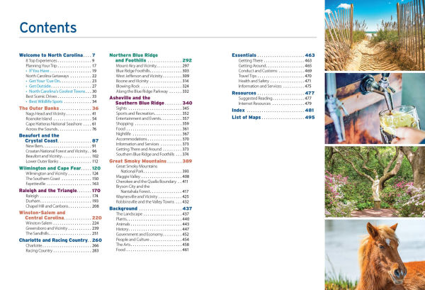 Moon North Carolina: With Great Smoky Mountains National Park: Blue Ridge Parkway, Coastal Getaways, Craft Beer & BBQ