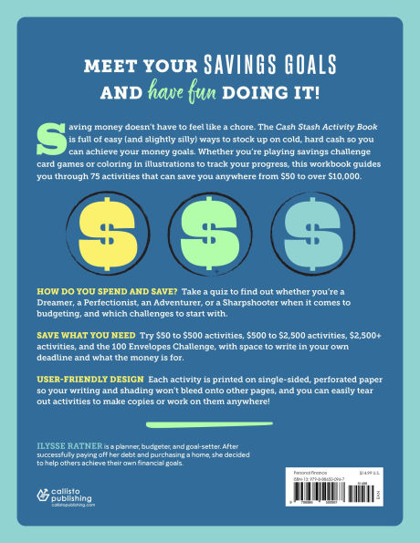 Cash Stash Activity Book: 75 Fun Money Savings Challenges from $50 to $10,000+