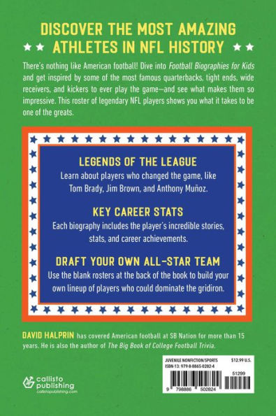 Football Biographies for Kids: Stories of Football's Most Inspiring Players