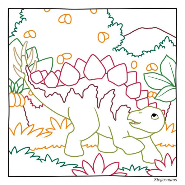 Magic Paper Coloring Book: Dinosaurs: Discover Hidden Patterns and Images!