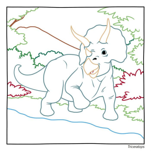 Magic Paper Coloring Book: Dinosaurs: Discover Hidden Patterns and Images!