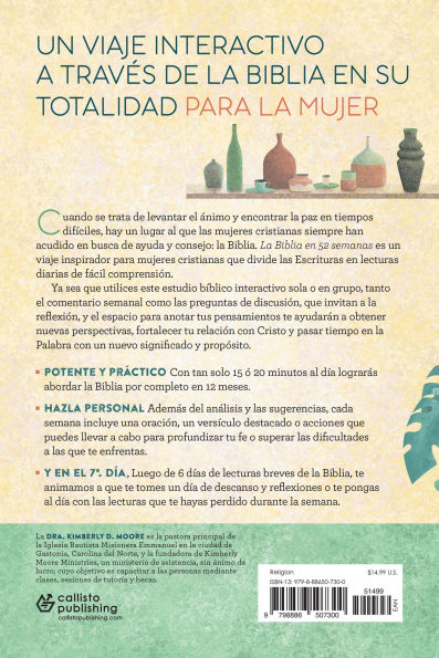 la Biblia en 52 semanas: Un estudio bíblico anual para mujer