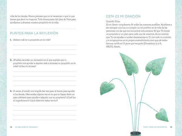 la Biblia en 52 semanas: Un estudio bíblico anual para mujer