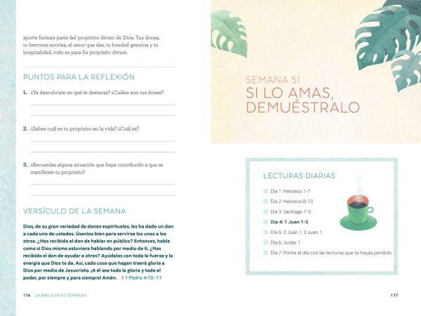 la Biblia en 52 semanas: Un estudio bíblico anual para mujer