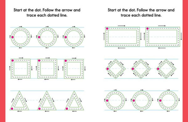 My First Preschool Shape Tracing Workbook: Fun Activities to Teach Pencil Control and Pre-Writing Skills