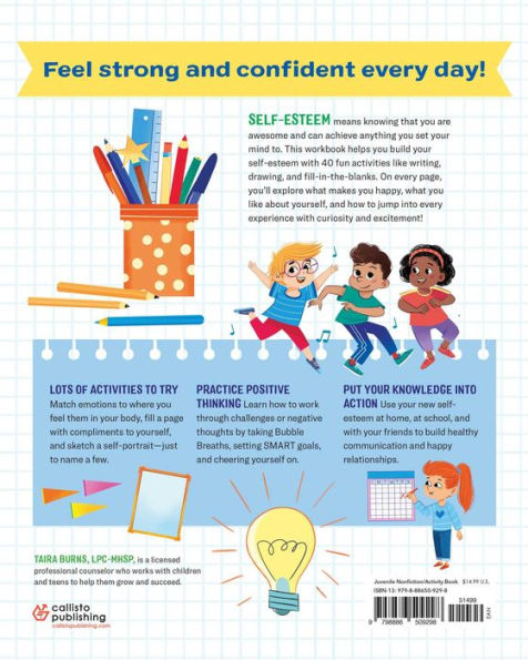 Self-Esteem Workbook for Kids: 40 Fun Activities to Feel Great about Yourself