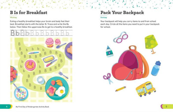 My First Day of Kindergarten Activity Book: 55+ Games and Activities for What to Expect on Your Big Day