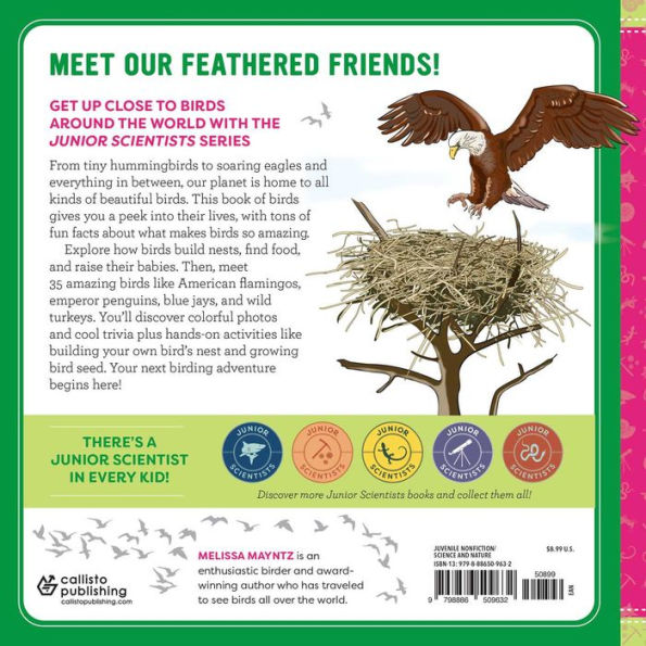 Birds for Kids: A Junior Scientist's Guide to Owls, Eagles, Penguins, and Other Bird Species
