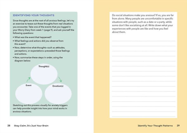 Stay Calm, It's Just Your Brain: A 7-Week Journal for Rewiring Your Anxiety
