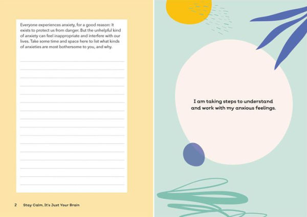 Stay Calm, It's Just Your Brain: A 7-Week Journal for Rewiring Your Anxiety