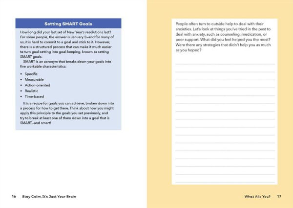 Stay Calm, It's Just Your Brain: A 7-Week Journal for Rewiring Your Anxiety
