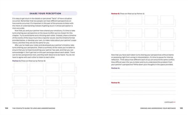 The Couple's Guide to Love and Understanding: Learn Reconnect with Simple Exercises Activities