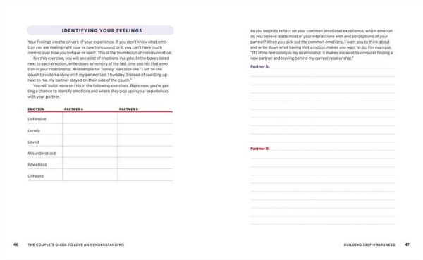 The Couple's Guide to Love and Understanding: Learn Reconnect with Simple Exercises Activities