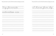 Alternative view 6 of My Cursive Handwriting Workbook: Learn to Write Cursive from A to Z