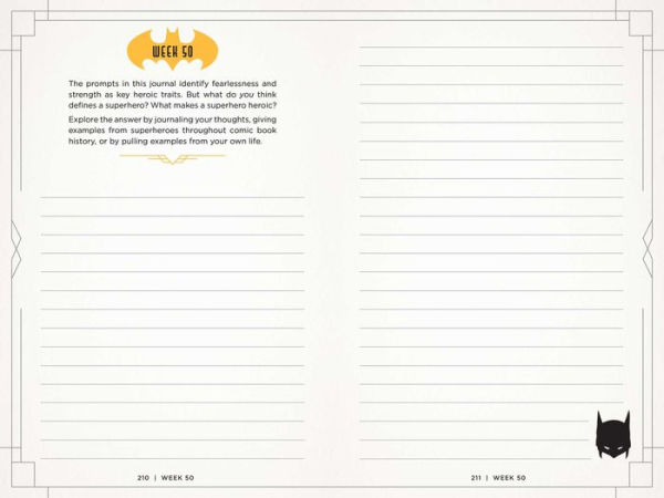 Batman: Fearless: The Official Guided Journal for Embracing Your Inner Superhero