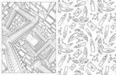 Alternative view 3 of Harry Potter: An Official Hogwarts Coloring Book