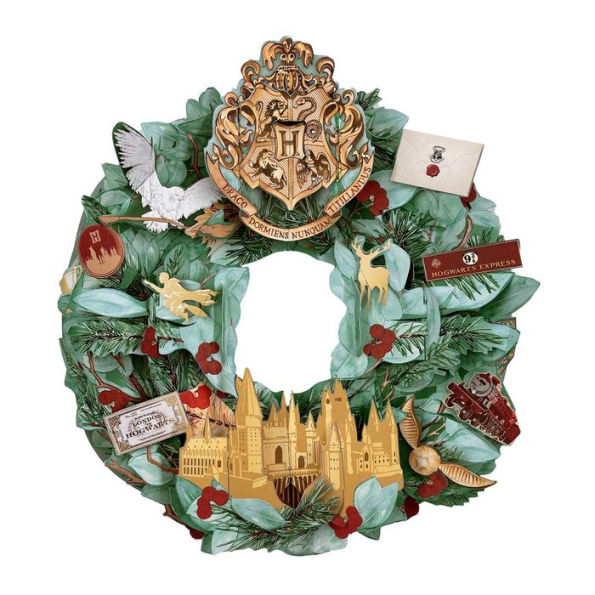 Harry Potter: Hogwarts Pop-Up Holiday Wreath