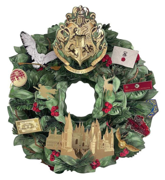 Harry Potter: Hogwarts Pop-Up Holiday Wreath