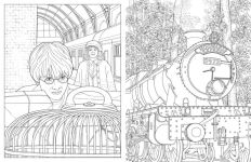 Alternative view 6 of Harry Potter: Travels Through the Wizarding World: An Official Coloring Book