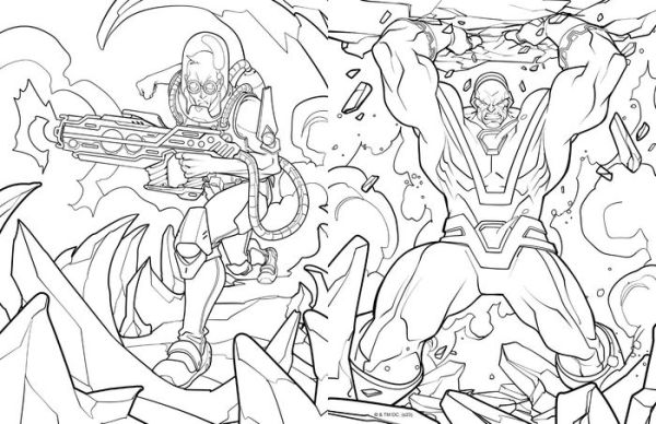 DC Super-Villains: The Official Coloring Book