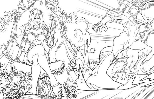 DC Super-Villains: The Official Coloring Book
