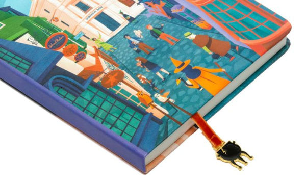 Harry Potter: Exploring Diagon AlleyT Journal with Ribbon Charm