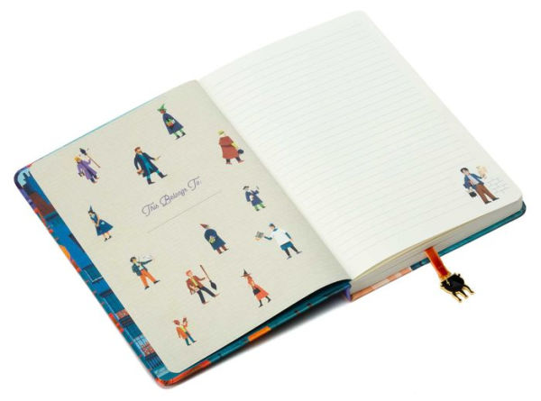 Harry Potter: Exploring Diagon AlleyT Journal with Ribbon Charm
