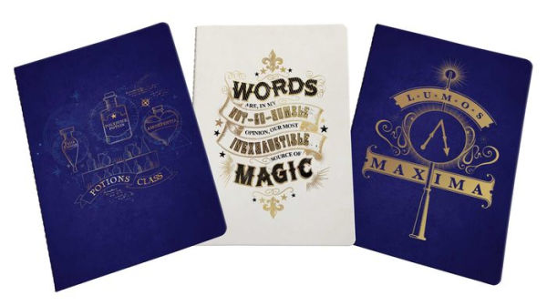 Harry Potter: Spells and Potions Planner Notebook Collection (Set of 3): (Harry Potter School Planner School, Harry Potter Gift, Harry Potter Stationery, Undated Planner)