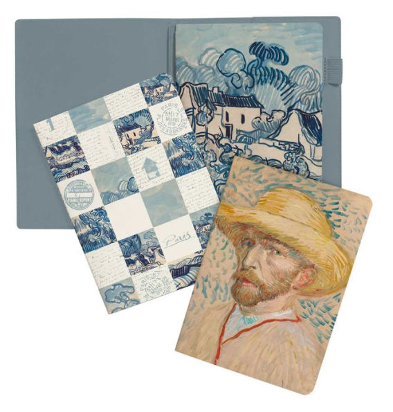 Van Gogh Traveler's Notebook Set: (Refillable Notebook)