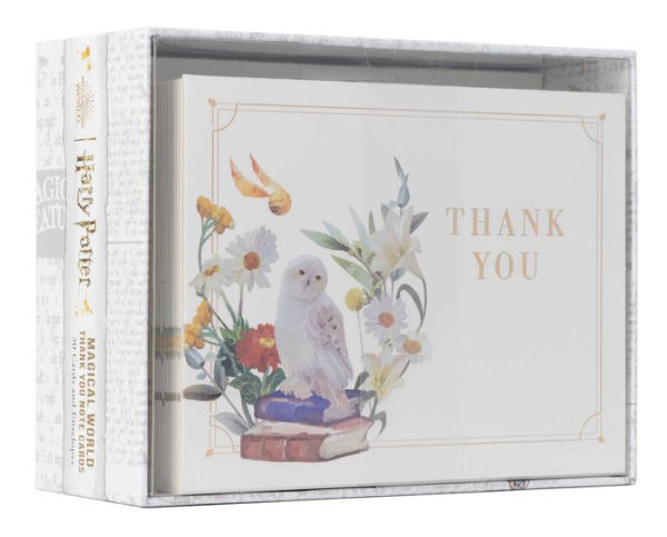 Harry Potter: Magical World Thank You Boxed Cards (Set of 30)