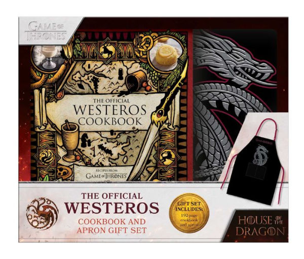 The Official Westeros Cookbook and Apron Gift Set: Recipes from House of the Dragon and Game of Thrones